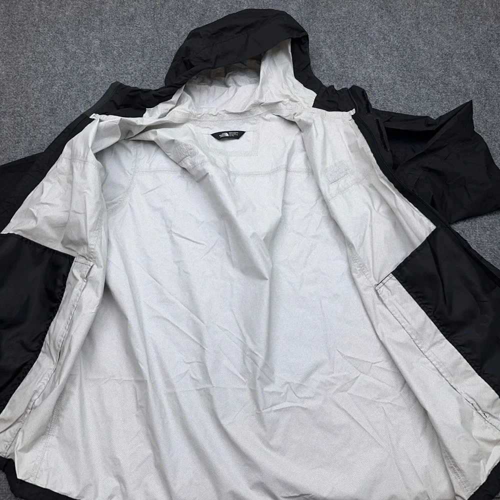 The North Face Venture 2 Dryvent Jacket Men's XL Black Waterproof Rain Shell EUC